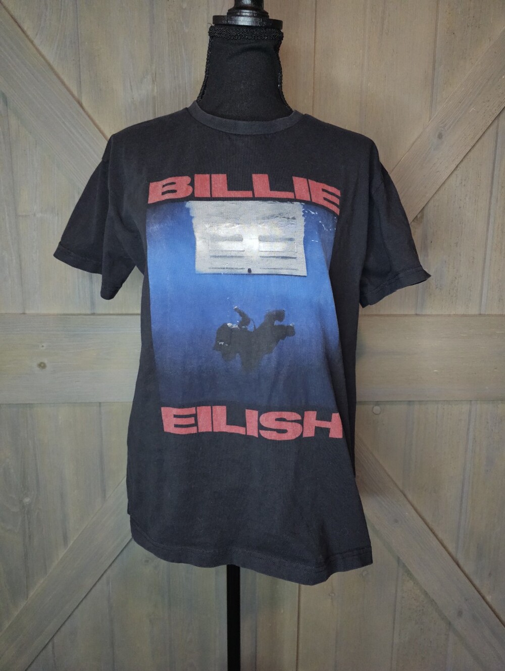 Billie Eilish Black Graphic Band Tee Medium